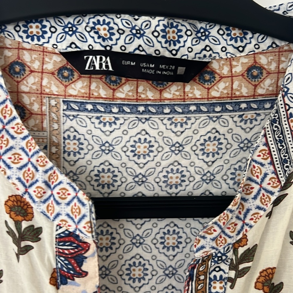 Zara Multicolored Patchwork Dress - Medium - Miss… - image 4